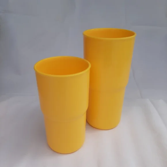 Tupperware Double Tumbler Set 12oz and 18oz Cups  12 Tumblers Total  NWOT - Picture 6 of 16